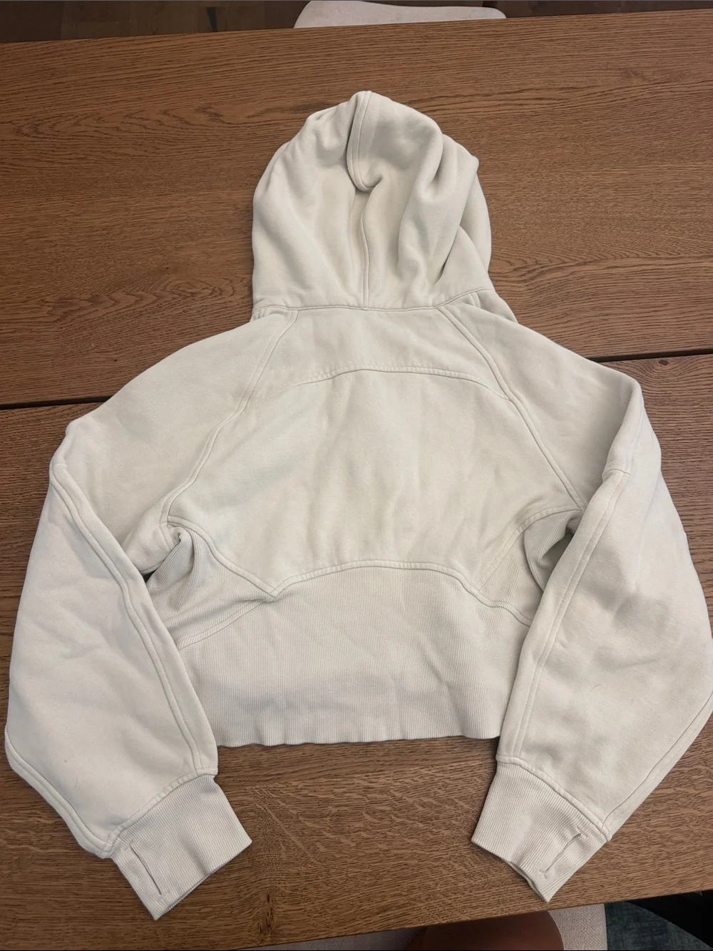 Lululemon Scuba Light Cream Half-Zip Hoodie